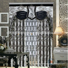 Custom made modern italian curtains black and white